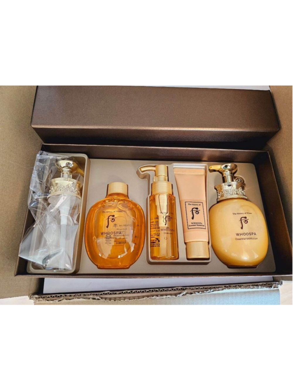 The History Of Whoo Whoospa Body 2pcs Set New High Grade Cosmetic Moisturizing